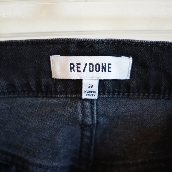 Re/Done 90's High Rise Ankle Crop Jean Size 28 - Picture 11 of 16